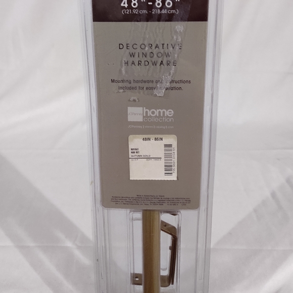 NEW Chris Madden Decorative Curtain Rod with Hardware - Picture 5 of 5